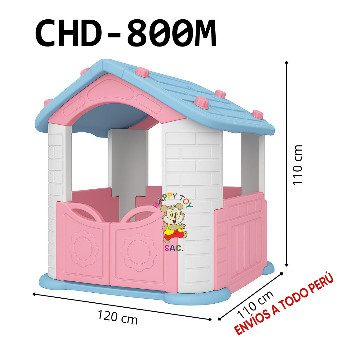 CASITA ENSUEÑO TECHO CELESTE 120 X 110 X 110 CM