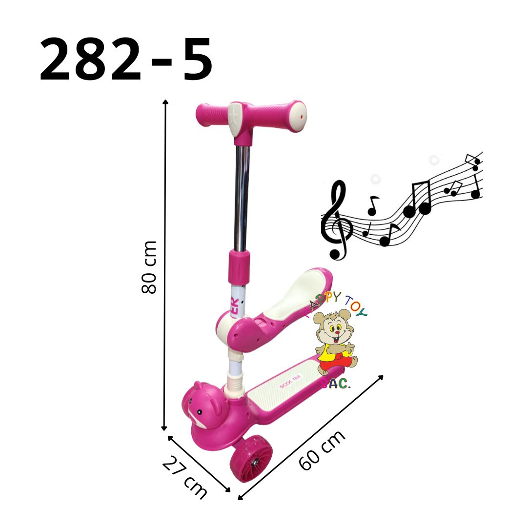 SCOOTER CON ASIENTO MUSICAL Y LUCES