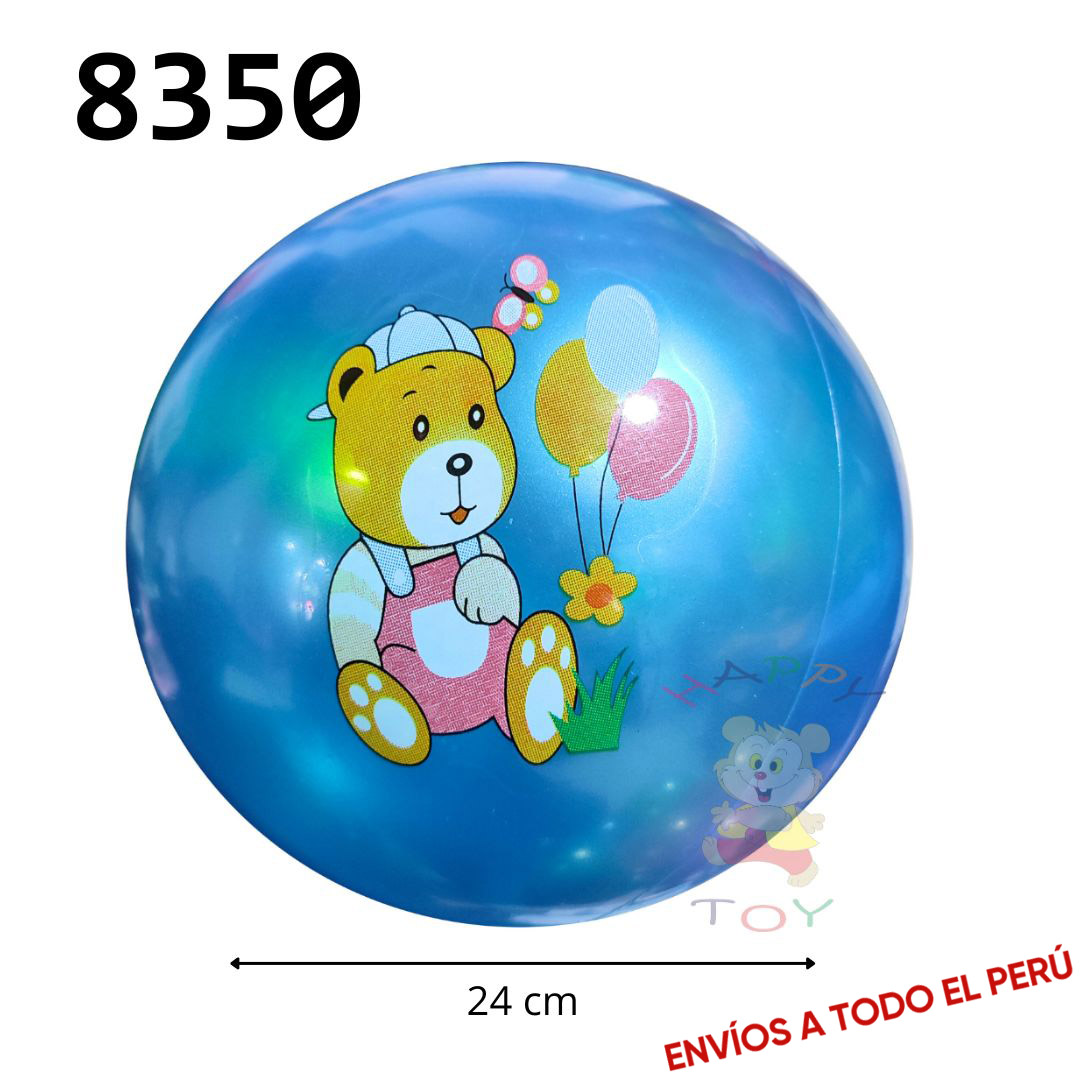 PELOTA DE GOMA X 24 CM DE DIÁMETRO 